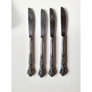 Lot of 4 Versailles‎ MSI Japan Stainless Flatware Dinner Knife KNIVES Flatware 1